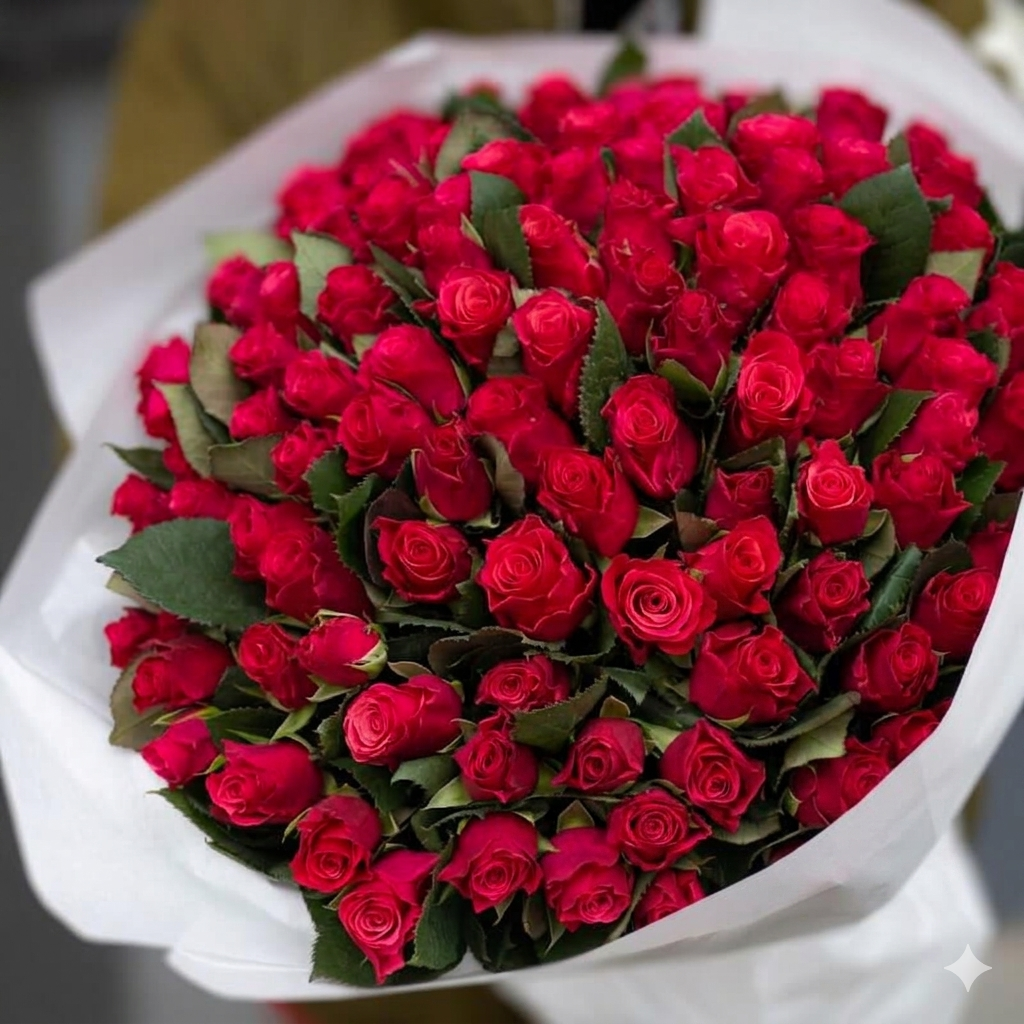 Raspberry Roses 50cm