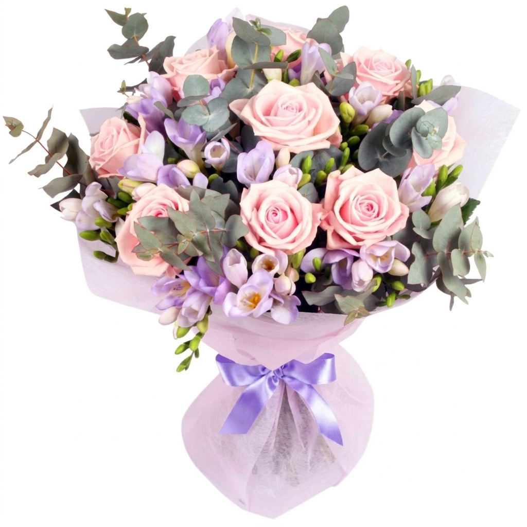 Bouquet of Roses and Freesias Anna