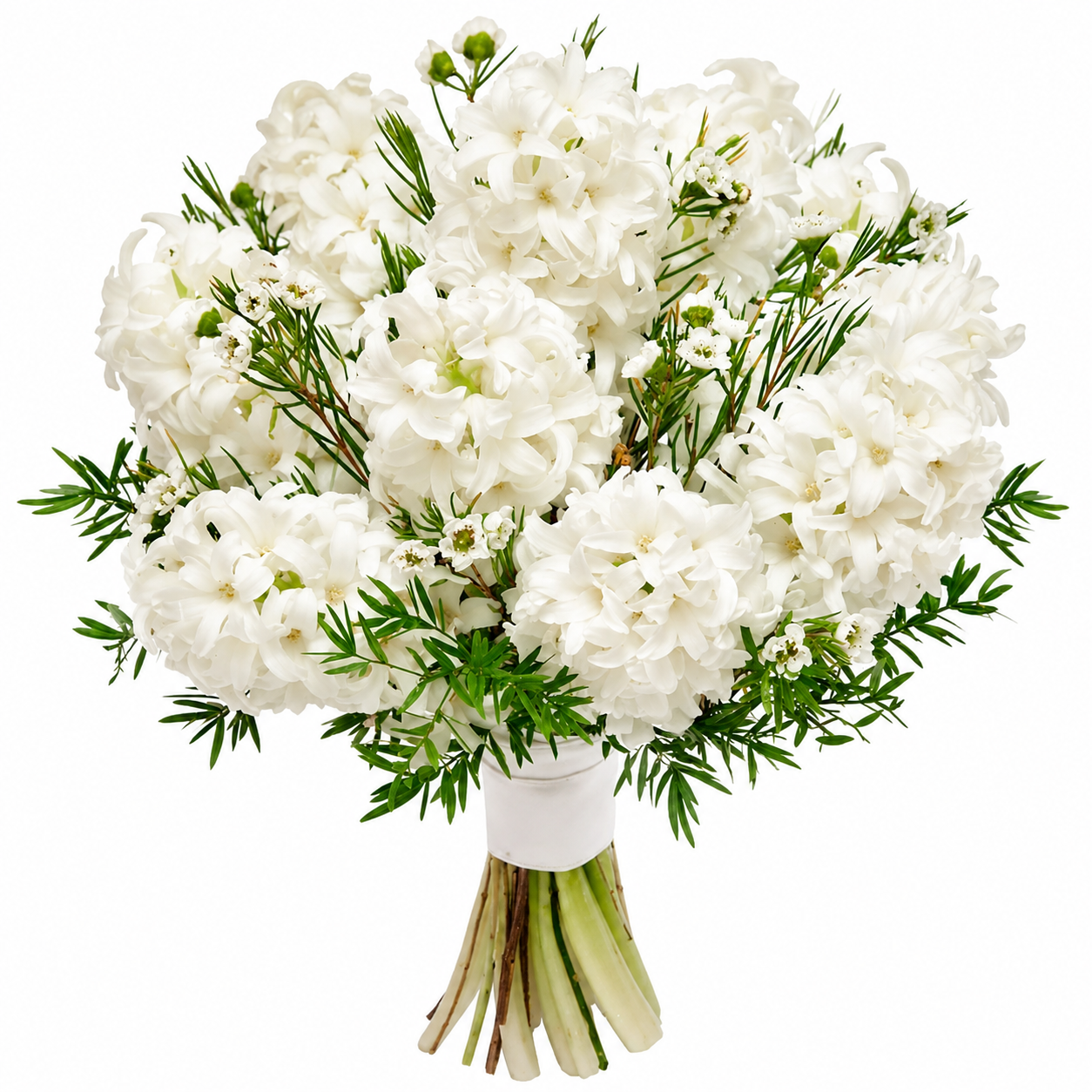 Bouquet of White Hiacintes