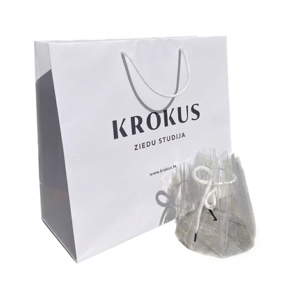 Branded Bag and Aqua Box for Flowers